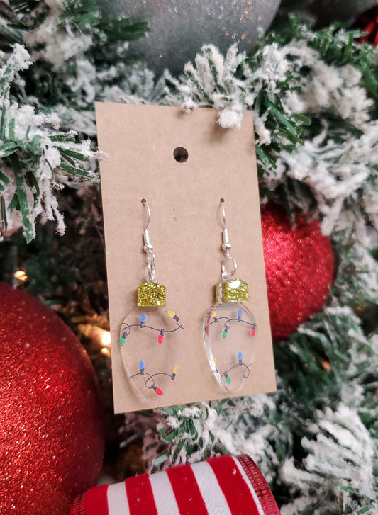 Christmas Lights Earrings