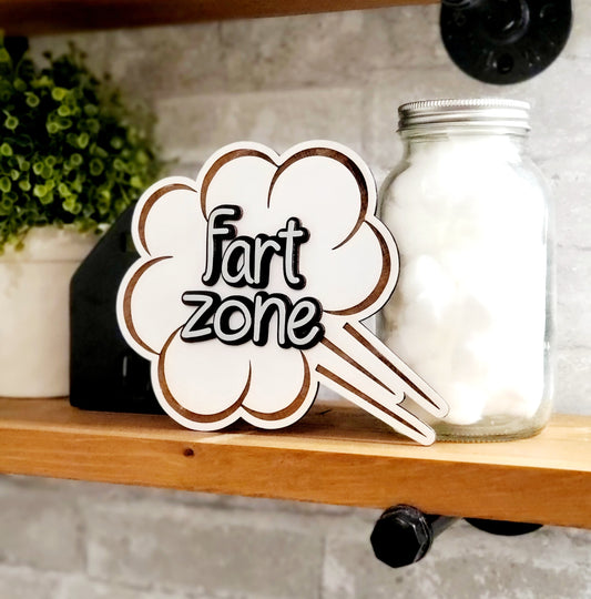 Fart Zone sign