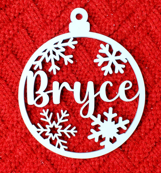 Personalized stocking tag/ornament
