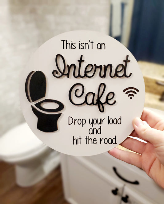 Internet Cafe sign